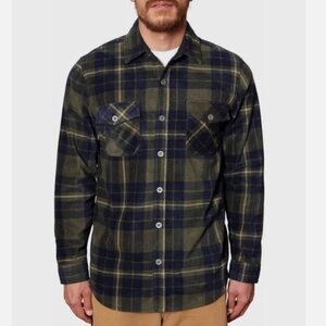 Freedom Foundry Plaid Shirt - Blue and Green